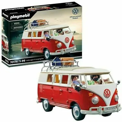 Buy Playmobil VW Camper Van Volkswagen T1 Camping Bus 70176 - New & Sealed • 44.95£