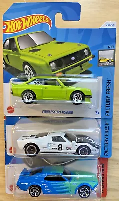 Buy Hot Wheels Ford Special - Ford Escort RS2000 (Green), GT40, '69 Mustang Boss 302 • 14.99£