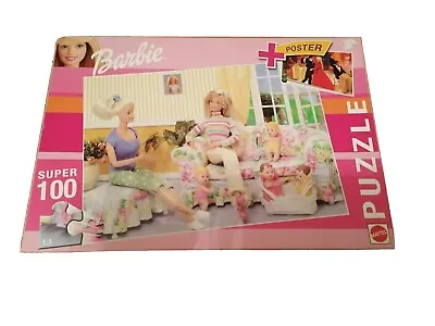 Buy Barbie Vintage Jigsaw Puzzle 100 Piece 53590 6+Years Complete  1999 Mattel • 11.99£