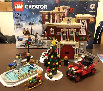 Buy LEGO Creator Expert: Winter Village Fire Station (10263) Complete With Box • 89.99£