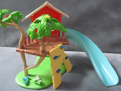 Buy Playmobil Dollshouse/Playground/School: Tree House & Slide Set NEW • 21.99£