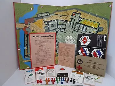 Buy Vintage 1970's ESCAPE FROM COLDITZ Board Game By Parker [Spares Replacements] • 2.09£