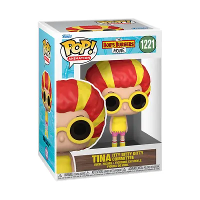 Buy Funk Pop The Bob Burgers Movie Tina Itty Bitty Ditty Committee #1221 NEW • 16.99£