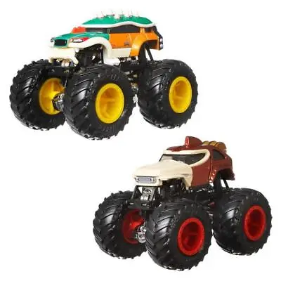 Buy Hot Wheels Monster Trucks Super Mario DONKEY KONG Vs BOWSER 1:64 Scale Vehicles • 24.99£