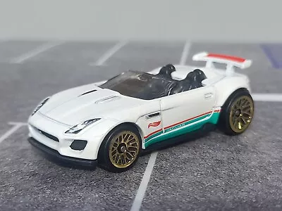 Buy Hot Wheels Jaguar F-Type Project 7 White  New Loose 1/64 • 4.99£