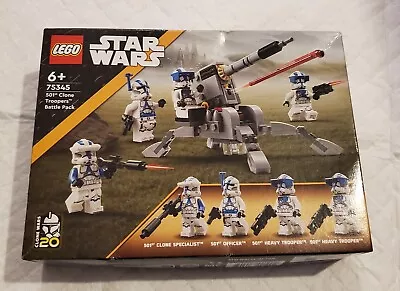 Buy Lego Star Wars 501st Clone Troopers Battle Pack 75345 NEW - SMALL BOX DEFECT  • 15.99£