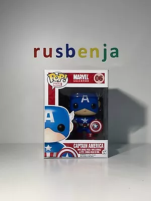 Buy Funko Pop! Marvel Universe Captain America With Shield #06 • 10.99£
