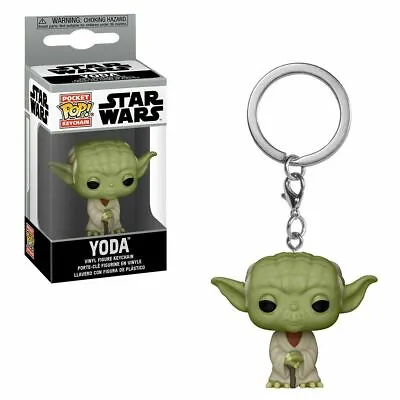 Buy Star Wars Yoda 2  Pocket Pop Keychain Vinyl Figure Funko Uk Seller Disney • 11.95£