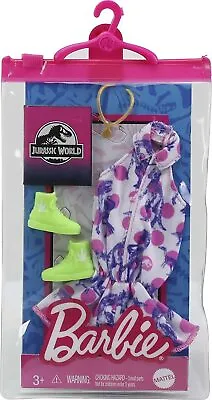 Buy Barbie Fashions Jurassic World Complete Looks Doll Outfit Dress And Shoes • 9.71£