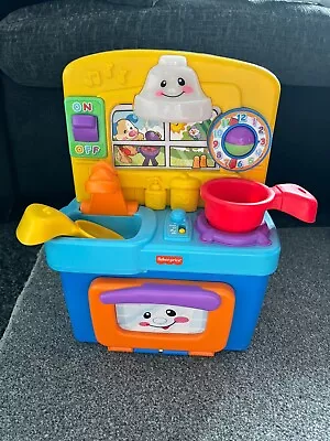 Buy Children’s Fisher Price Small Kitchen Fully Working With Sounds  Excellent Condi • 60£