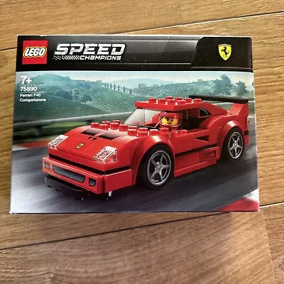 Buy NEW! LEGO Speed Champions Ferrari F40 Competizione (75890)a05 • 19.49£