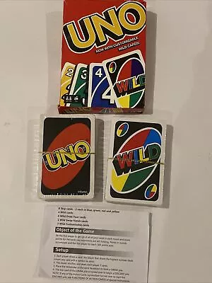 Buy UNO Toy Game From Mattel Classic Card Game Family Fun With Wild Card NEW BOXED • 9.90£