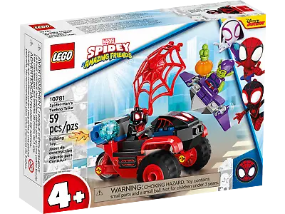 Buy LEGO Spider-Mans Techno Trike Marvel Spidey Set 10781 Miles Morales New & Sealed • 12.97£