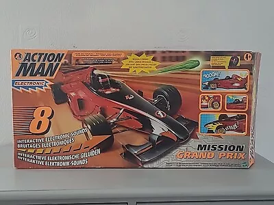 Buy Action Man Boxed Mission Grand Prix Racing Car Set By Hasbro 2000 • 30£