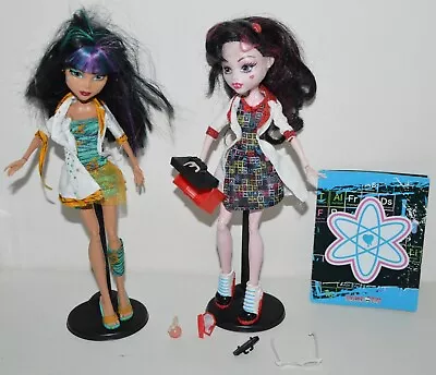 Buy MONSTER HIGH MAD SCIENCE CLASSROOM MONSTER CLEO NILE DRACULAURA MATTEL Doll • 51.47£