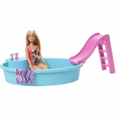 Buy Mattel GHL91 Barbie Pool And Doll (Blonde) • 41.19£