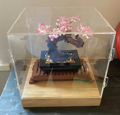 Buy Deluxe Hardwood & Clear Acrylic Display Case For LEGO Bonsai Tree • 49.99£