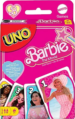 Buy UNO Barbie The Movie Card Game, Inspired By The Movie For Family Night, Game Nig • 17.67£