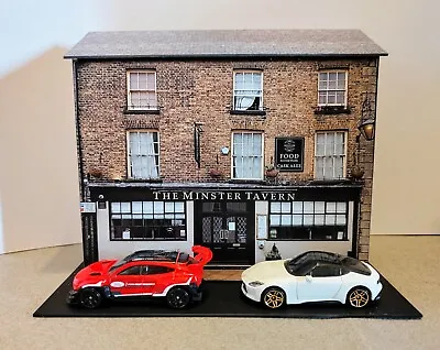 Buy *UK MADE* 1:64 Scale Ready Made Building The Minster Tavern Pub For Hotwheels • 9.75£