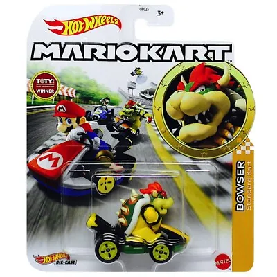 Buy Hot Wheels Mario Kart Die-cast Vehicles - Bowser - (Standard Kart) - NEW RARE! • 14.99£