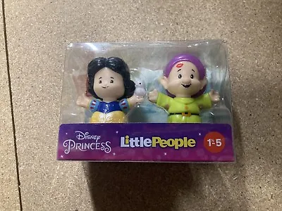 Buy Fisher Price Little People Disney Figure Set Dopey And Snow White Figure Set • 9.99£