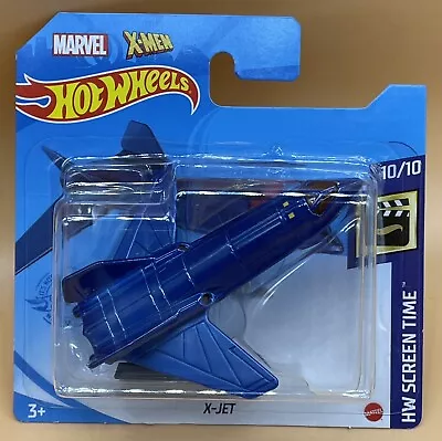 Buy Hot Wheels Marvel Screen 10/10 Time X-Men 2021 X-Jet Jet JET MEN Aerial Plane • 8.45£