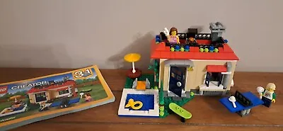 Buy LEGO CREATOR: Modular Poolside Holiday 31067. 100% Complete With Instructions.  • 10£