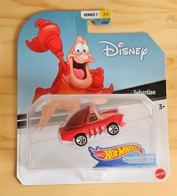Buy Hot Wheels Disney Pixar Diecast Character Cars Sebastian Little Mermaid • 6£