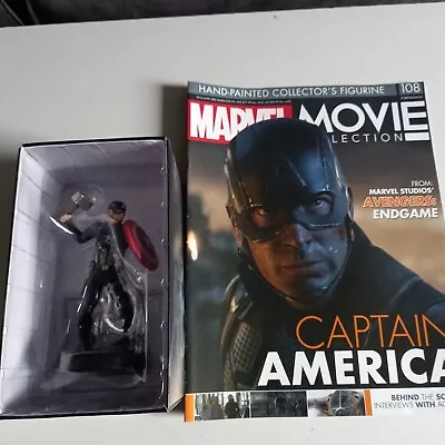 Buy Marvel Movie Collection Figurine Captain America #108. Eaglemoss • 7£