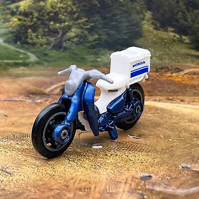Buy Hot Wheels Honda Super Cub Custom Blue & White 2023 New Loose Diecast Motorcycle • 3£