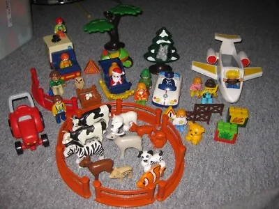 Buy Playmobil 123 Large Set Airplane Animals Santa Claus Zoo Police Circus • 41.29£