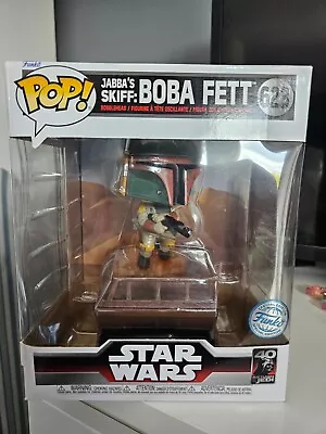 Buy Funko Pop! Star Wars: Jabba's Skiff Boba Fett Exclusive Figure Vinyl #623 • 39.99£