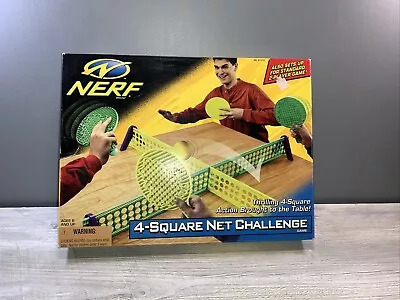 Buy Vintage 1996 NERF 4 Square Net Challenge By Kenner VGC Missing 1 Paddle & 2 Ball • 20.79£