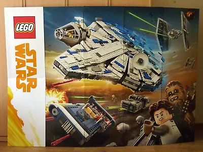 Buy Lego Star Wars Millennium Falcon Advertising Poster Advertising Banner Decoration • 256.55£