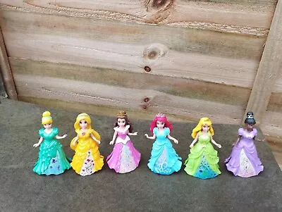 Buy Disney Mattel Princess Magiclip Dolls/dresses/ Six Dolls/six Dresses • 35£