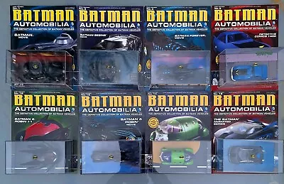 Buy Eaglemoss BATMAN Automobilia Collection Die-Cast Bulk Lot Vehicles & Mags • 40£