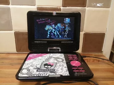 Buy Rare 2001 Monster High Portable Dvd Player + Adapter - Working - • 39.99£