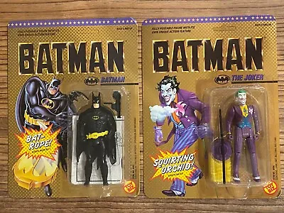 Buy Toybiz 1989 Batman (Square Jaw Variant) And Joker Action Figures MOC Set NEW • 150£