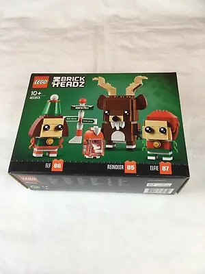Buy LEGO BrickHeadz 40353: Reindeer, Elf & Elfie 85 86 87 Seasonal Christmas Set • 20£