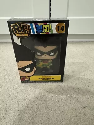Buy Funko Pop Pin Teen Titans Robin Badge With Removable Display Stand *NEW&SEALED* • 7.99£