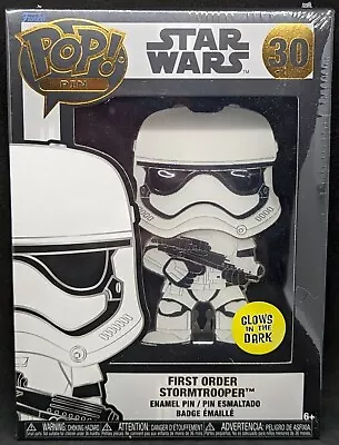 Buy Star Wars - First Order Stormtrooper 30 Glows - Funko Pop! Pin • 5.99£