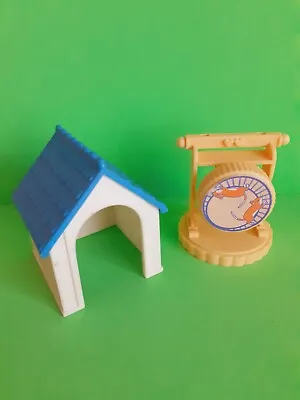 Buy Fisher Price Loving Family Dolls House Dogs Kennel And Hamster Wheel • 15.99£