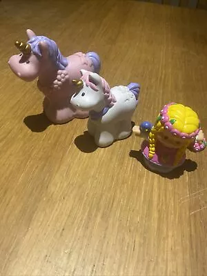 Buy Fisher Price Little People Maid Marion Set With Two Unicorns • 4.99£