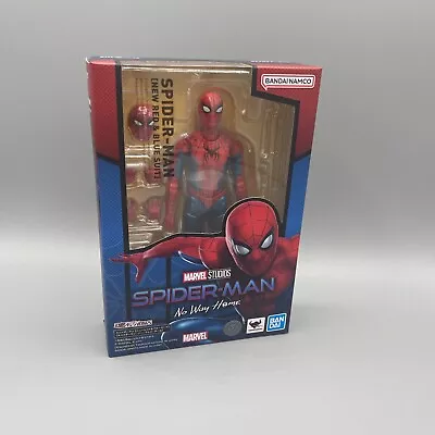Buy Bandai S.H. Figuarts Spider Man New Red & Blue Suit Figure UK IN STOCK BOX DMG • 99.99£