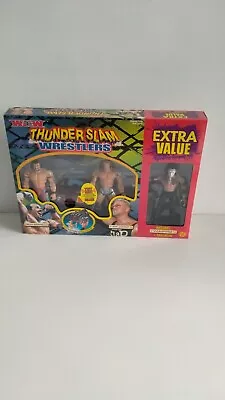 Buy WCW Thunderslam Wrestling Figures Boxed New Vampiro Bagwell Jarrett + Weapons  • 45£