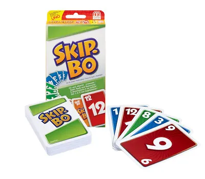 Buy Mattel Games Skip-Bo Card Sequencing Game, 162 Cards, 2-6 Players, Age 7 + 24 Hr • 5.99£