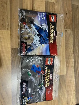 Buy Lego Marvel Superhero Spider Man Super Jumper & Avengers Quinjet SEALED • 5£
