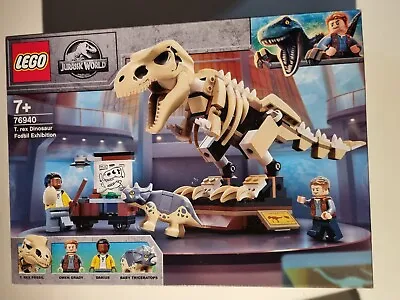 Buy LEGO 76940 Jurassic World. T. Rex Dinosaur Fossil Exhibition NISB New Retired • 31.99£