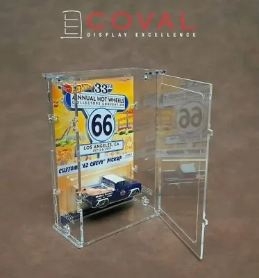 Buy COVAL SRC-101D Acrylic Display Case For X1 Carded RLC Or Mainline/STH Hot Wheels • 27.95£