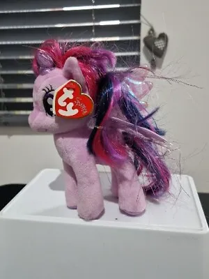 Buy TY SPARKLE My Little Pony Twilight Sparkle Plush Soft Toy 2017 Tagged  • 9£